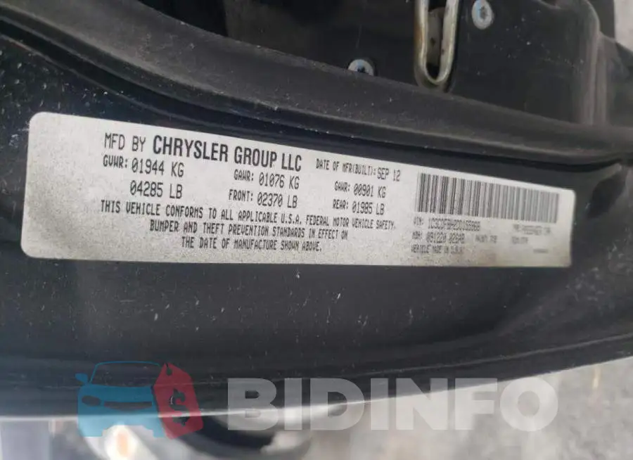 1C3CDFBH2DD155868 Photo# 10
