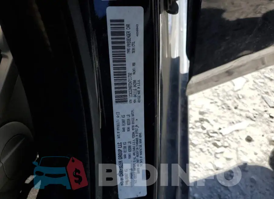 1C3CDZAB7DN711732 Photo# 10