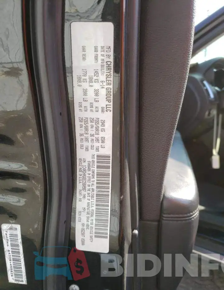 1C4RDHAG6EC560987 Photo# 13