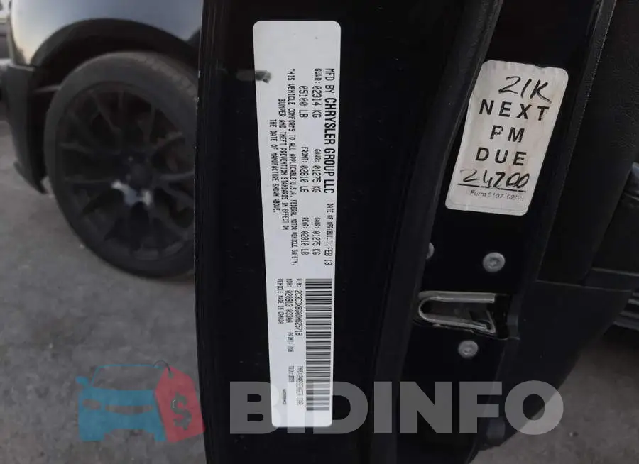 2C3CDXBG0DH625718 Photo# 10