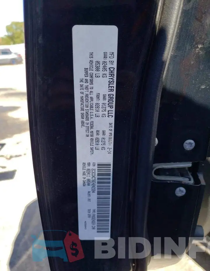 2C3CDXCT6EH242394 Photo# 10