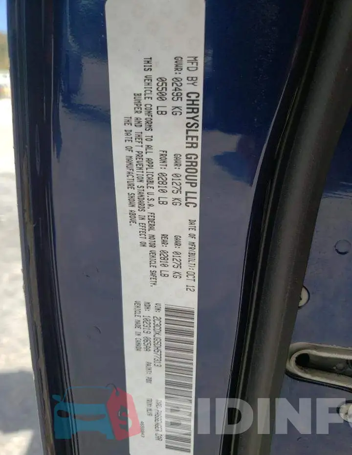 2C3CDXJG5DH577313 Photo# 10