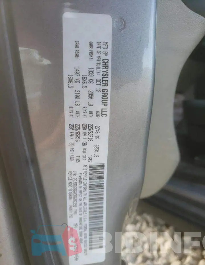 2C4RDGBG0DR606358 Photo# 10
