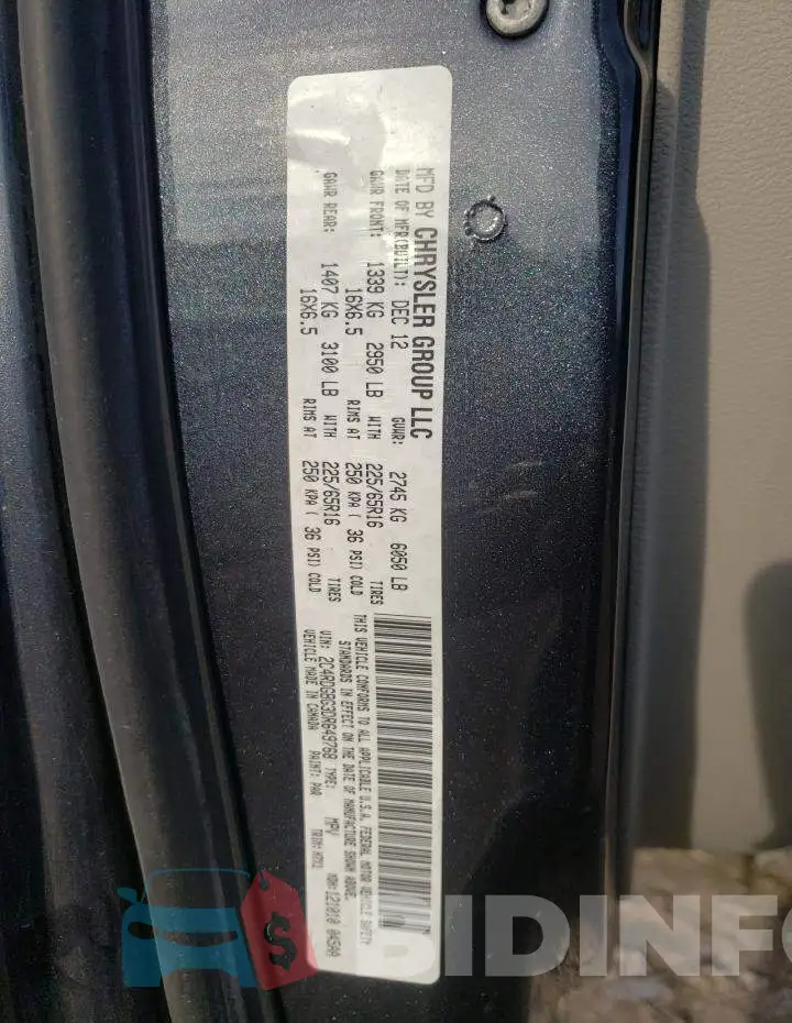 2C4RDGBG3DR649768 Photo# 13