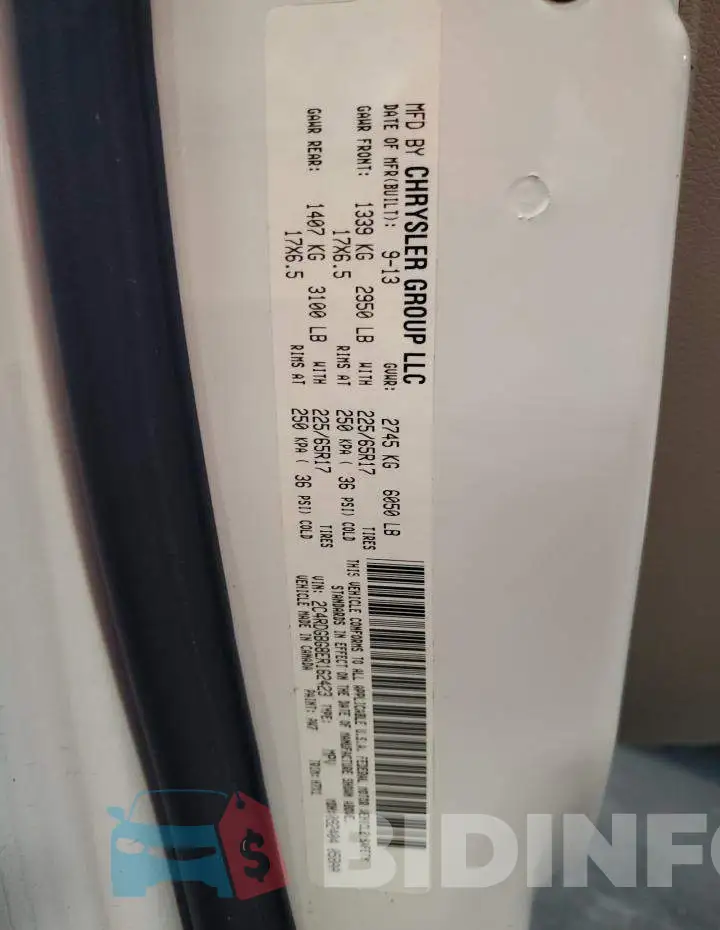 2C4RDGBG8ER162423 Photo# 13