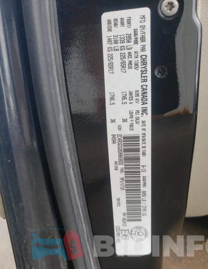 2C4RDGDG9DR803655 Photo# 10