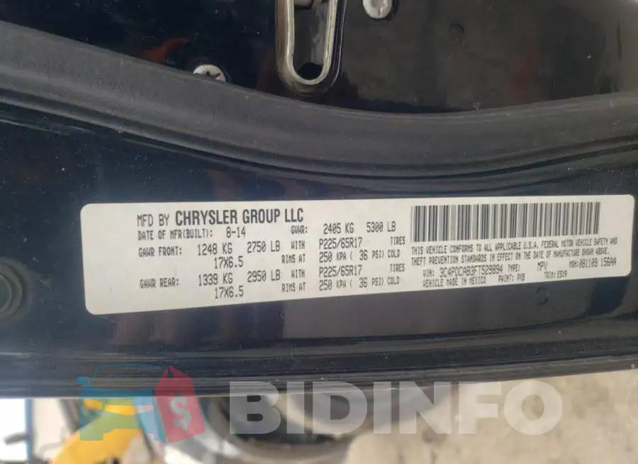 3C4PDCAB3FT529894 Photo# 10