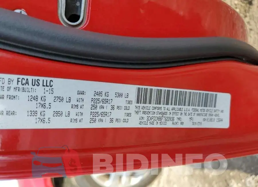 3C4PDCAB6FT622036 Photo# 13