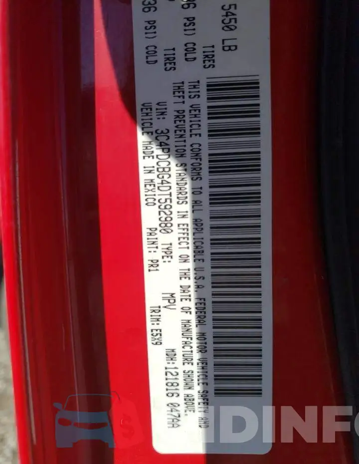 3C4PDCBG4DT592980 Photo# 13