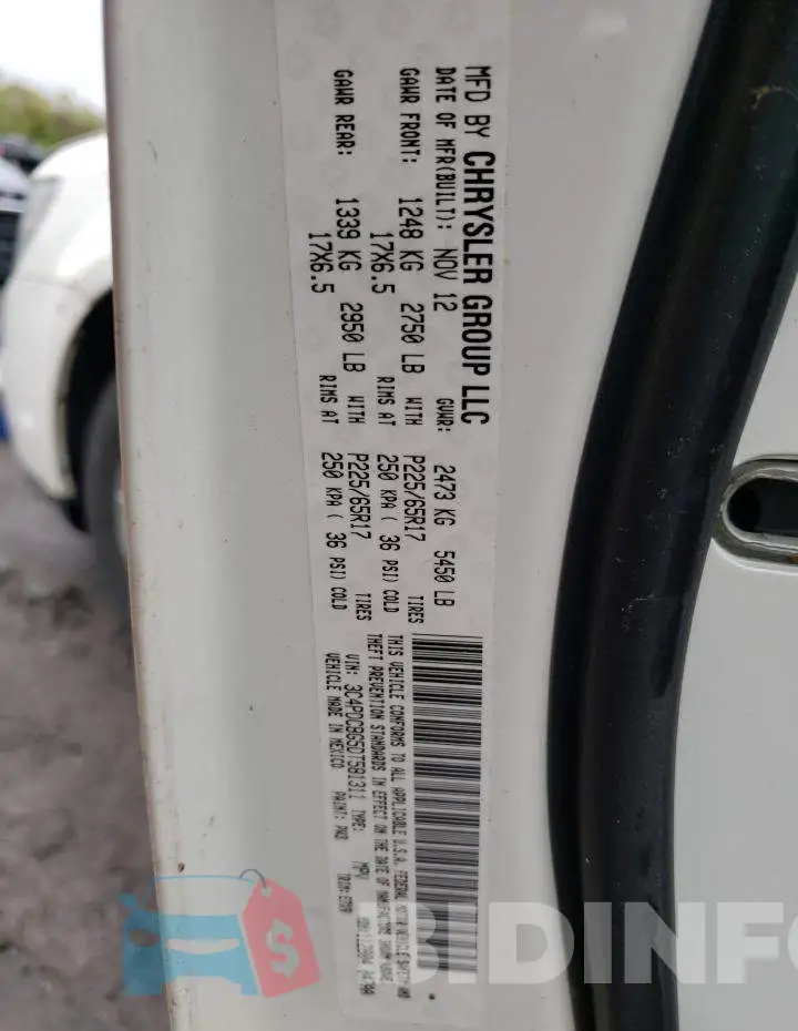 3C4PDCBG5DT581311 Photo# 10