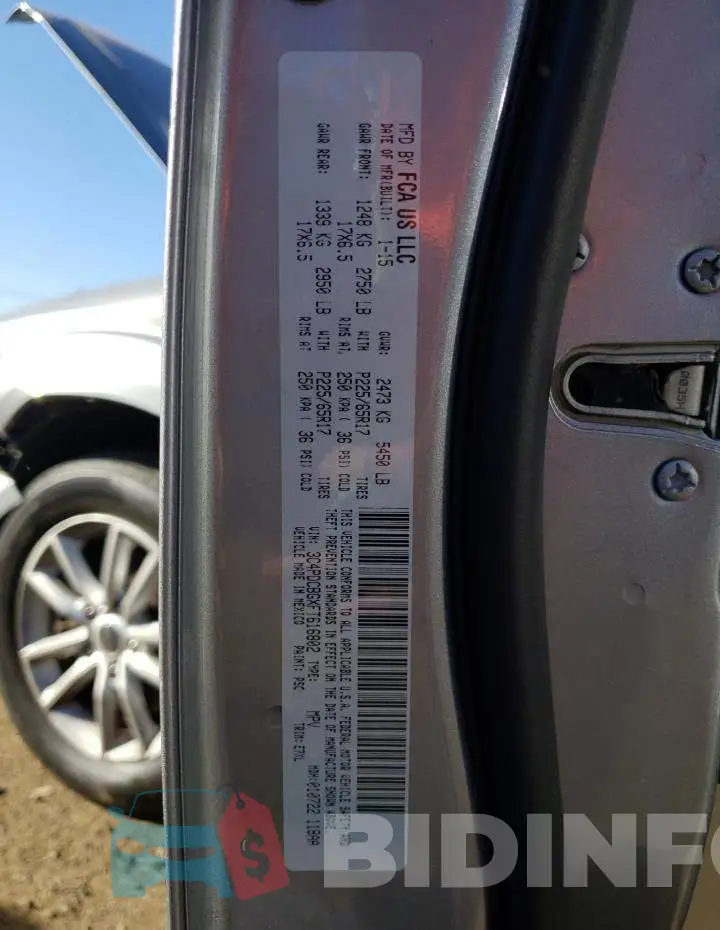 3C4PDCBGXFT616802 Photo# 10
