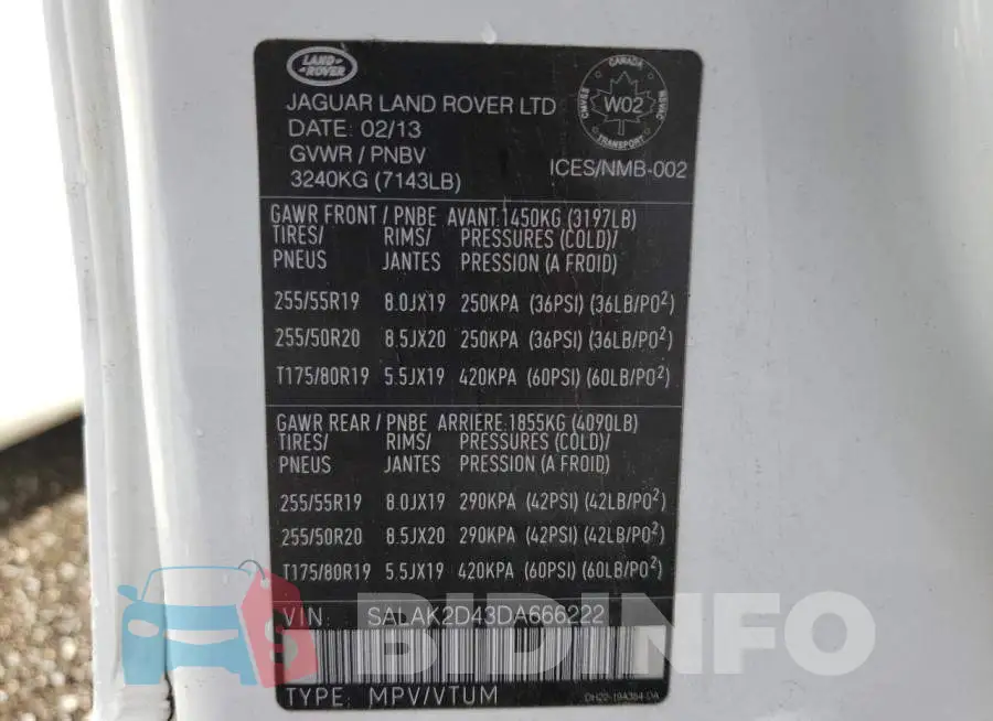 SALAK2D43DA666222 Photo# 10
