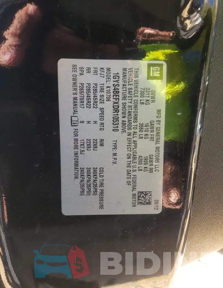 1GYS4BEFXDR105310 Photo# 10