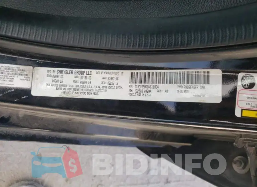1C3CCBBB7DN611834 Photo# 10