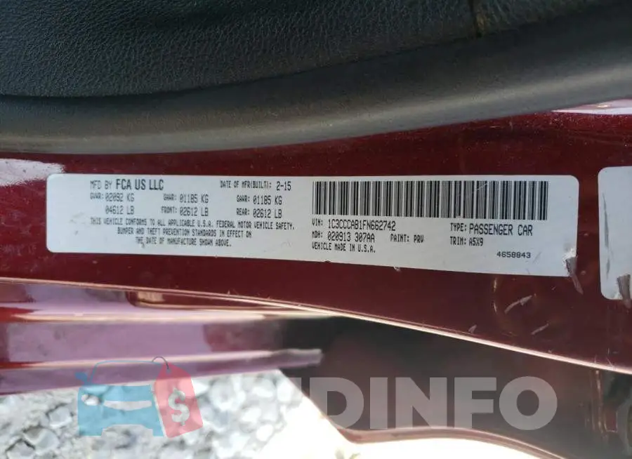 1C3CCCAB1FN662742 Photo# 10
