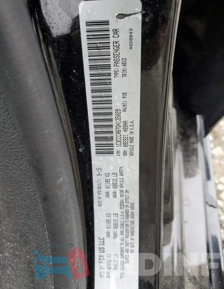 1C3CCCAB7GN135029 Photo# 10