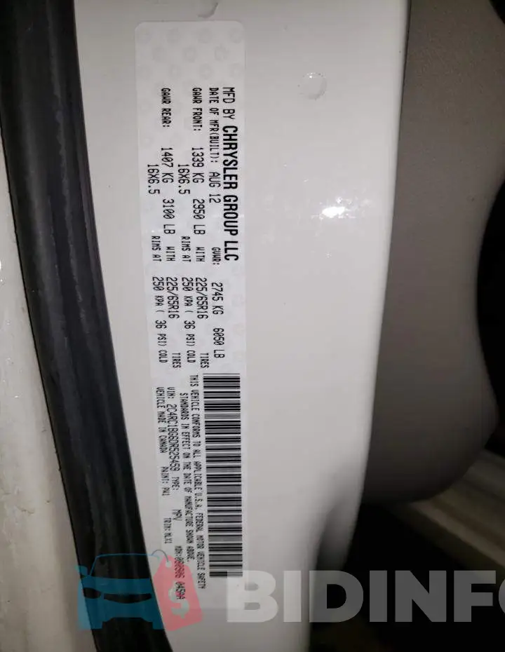 2C4RC1BG6DR525459 Photo# 10