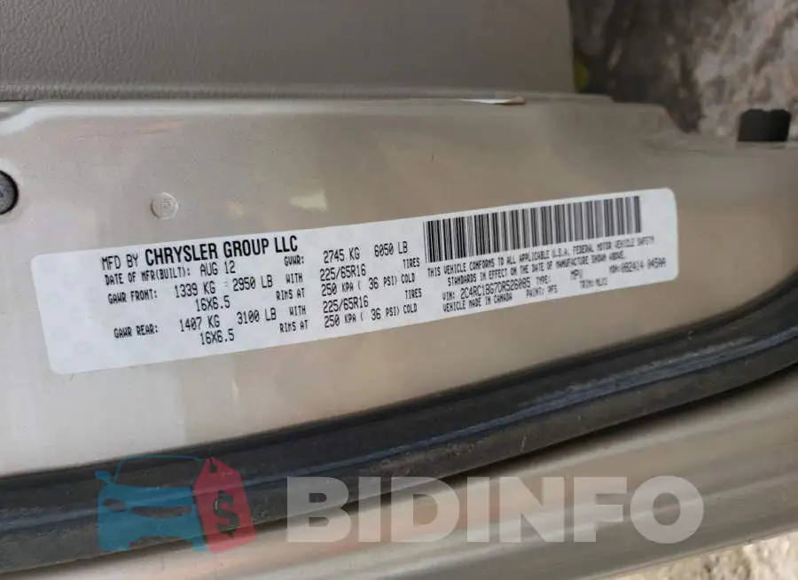 2C4RC1BG7DR526085 Photo# 10