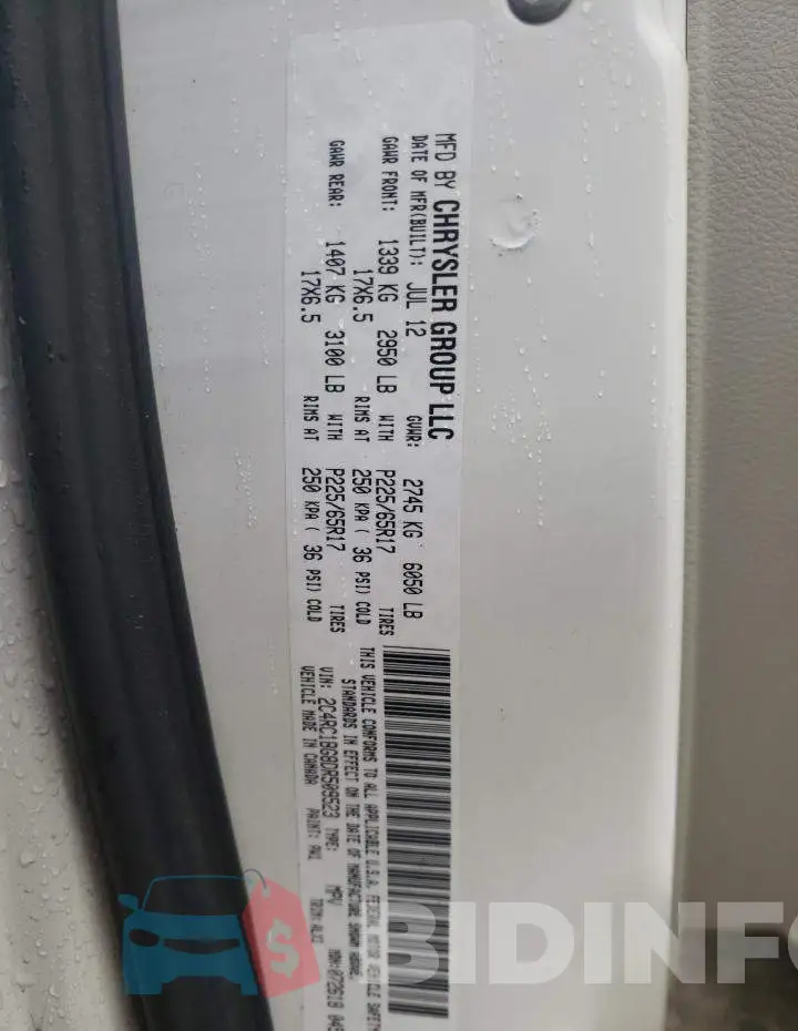 2C4RC1BG8DR509523 Photo# 10