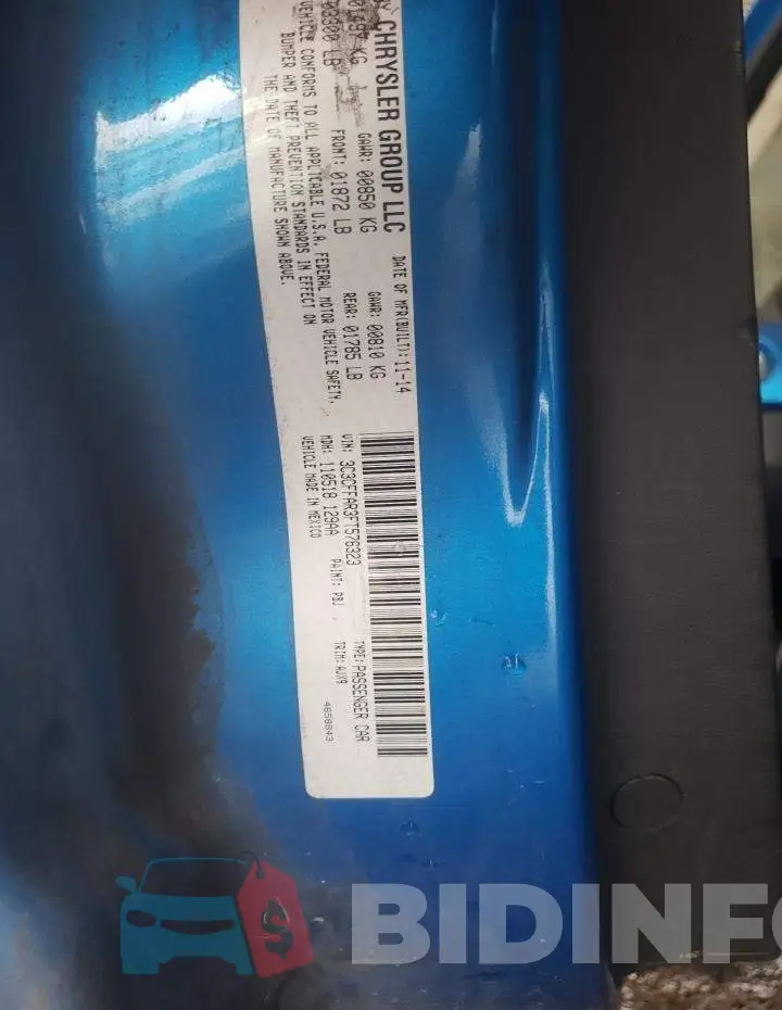 3C3CFFAR3FT576323 Photo# 13