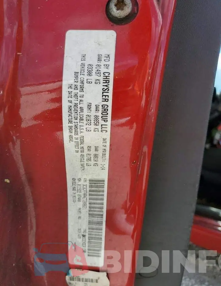 3C3CFFAR4ET208621 Photo# 10