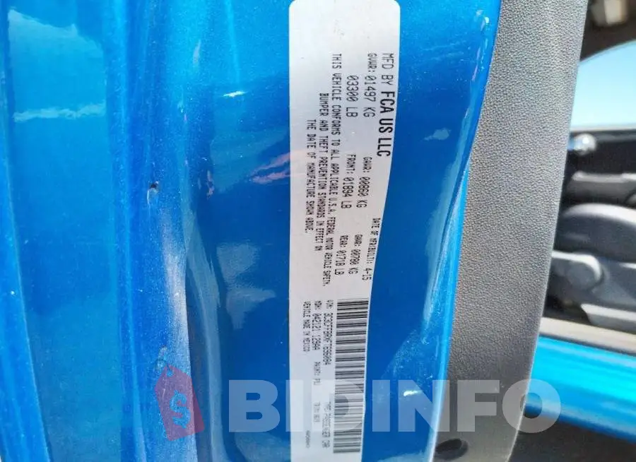 3C3CFFBRXFT696084 Photo# 10