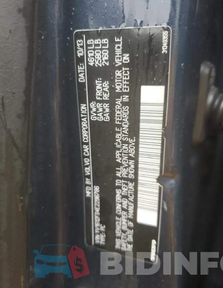 YV1612FS4E2296786 Photo# 10