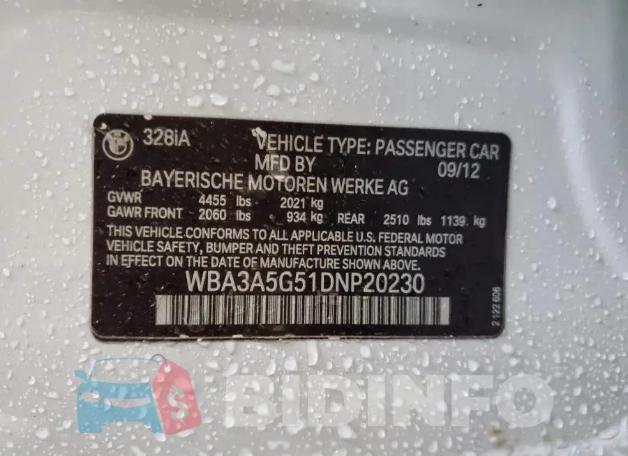 WBA3A5G51DNP20230 Photo# 10