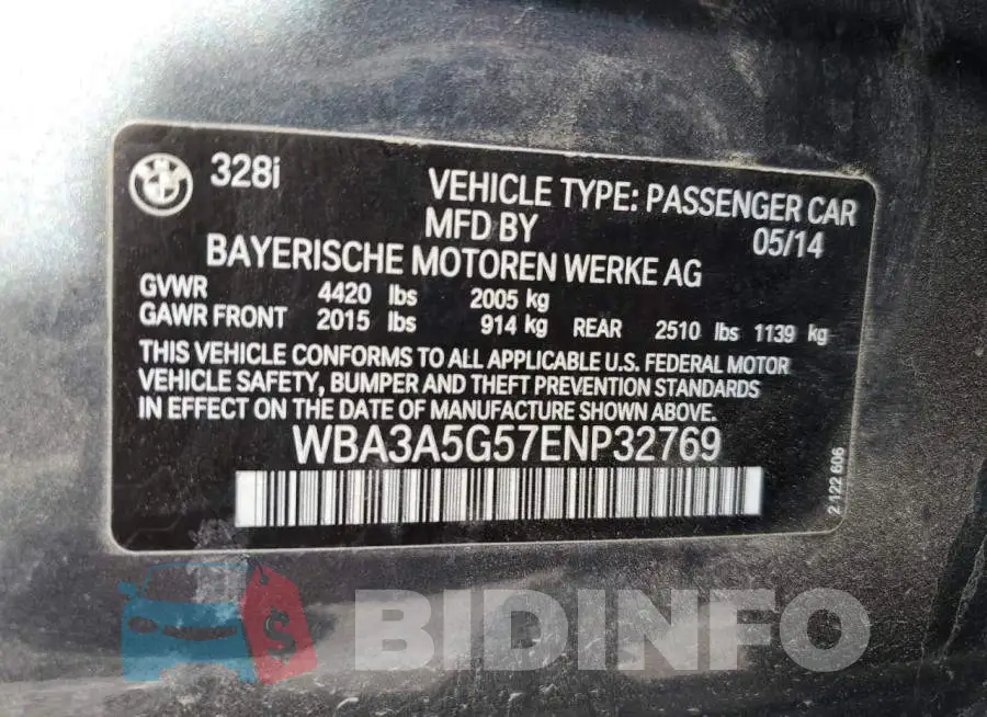 WBA3A5G57ENP32769 Photo# 12