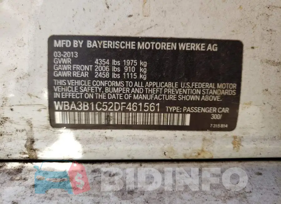 WBA3B1C52DF461561 Photo# 10