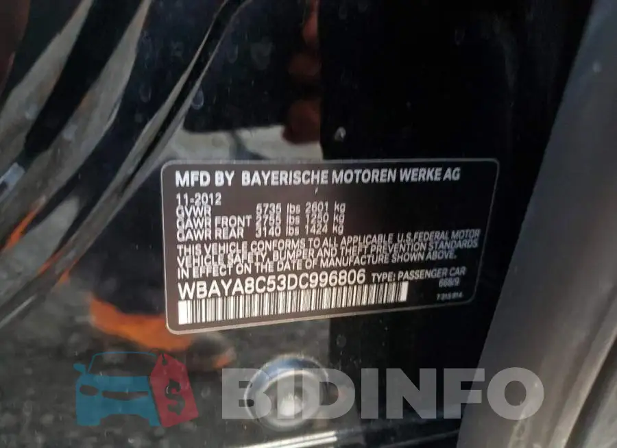WBAYA8C53DC996806 Photo# 10