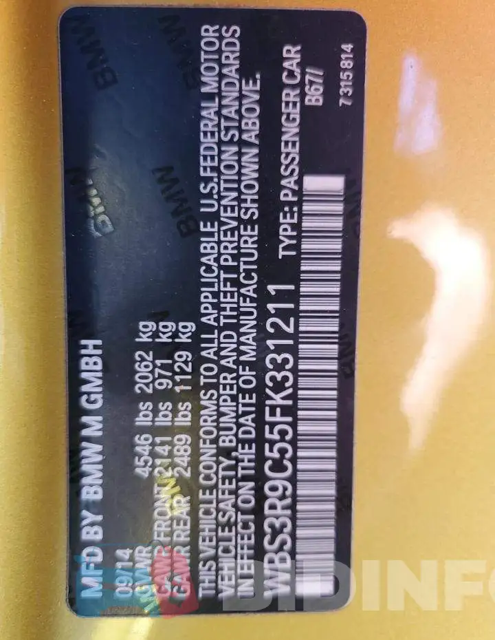 WBS3R9C55FK331211 Photo# 10