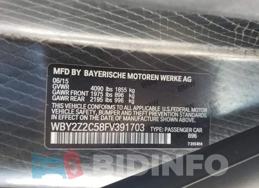 WBY2Z2C58FV391703 Photo# 10