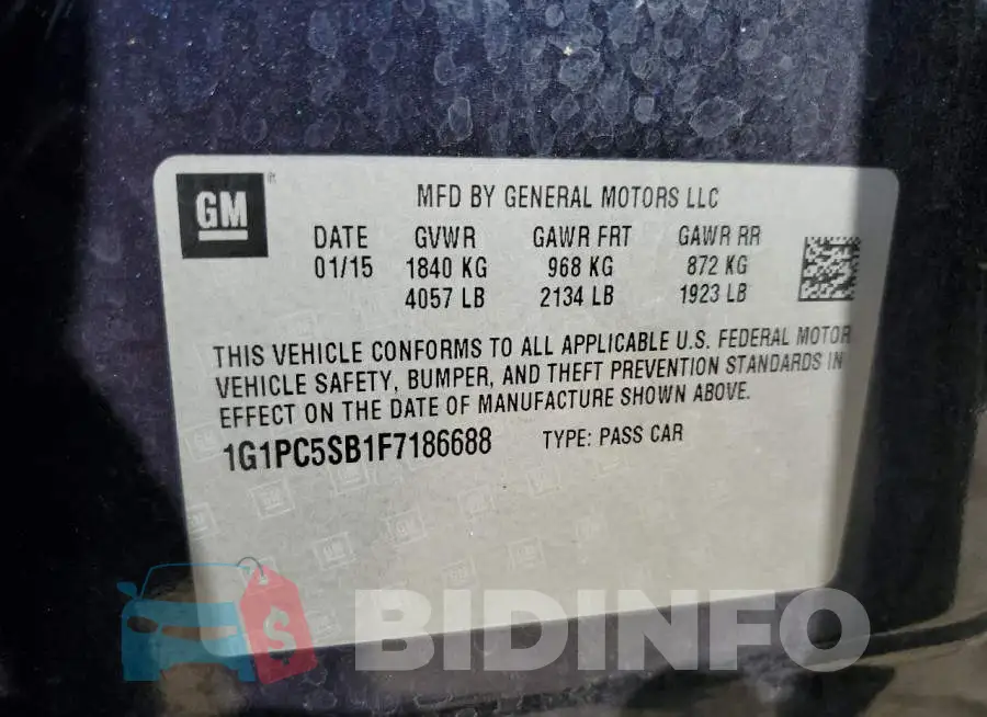 1G1PC5SB1F7186688 Photo# 10