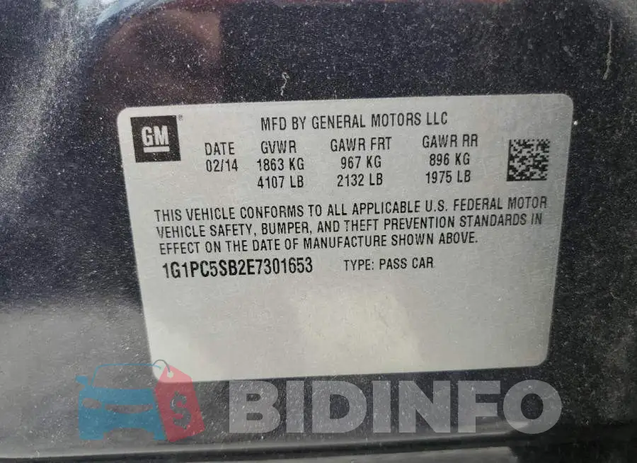 1G1PC5SB2E7301653 Photo# 10