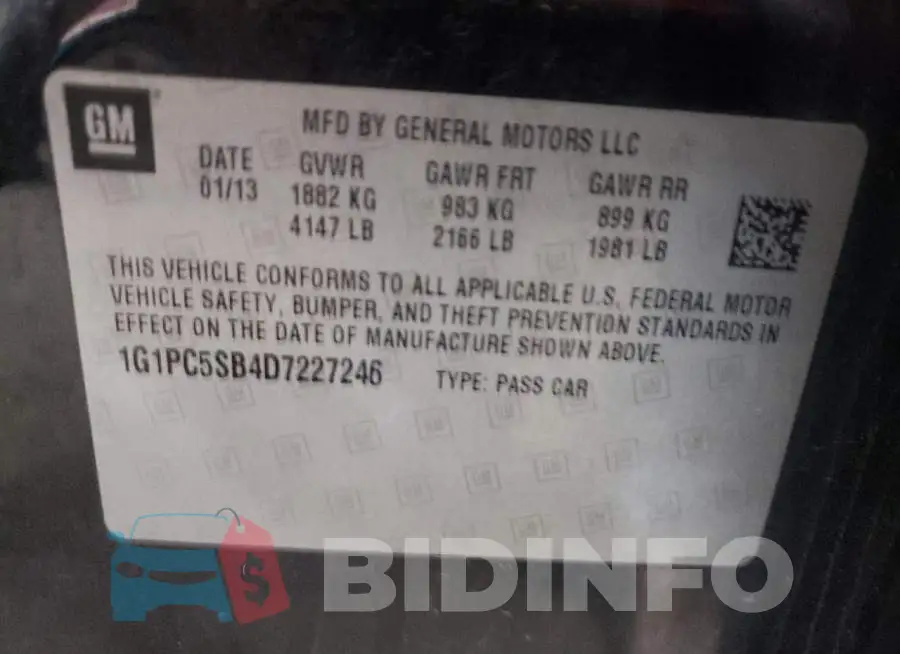 1G1PC5SB4D7227246 Photo# 10