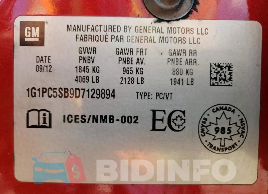 1G1PC5SB9D7129894 Photo# 10