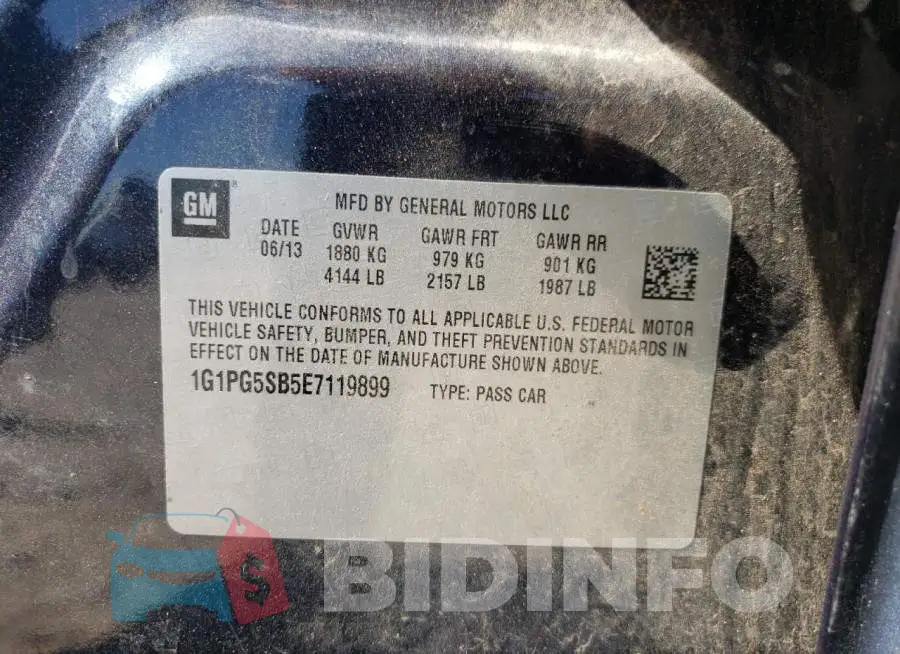 1G1PG5SB5E7119899 Photo# 10