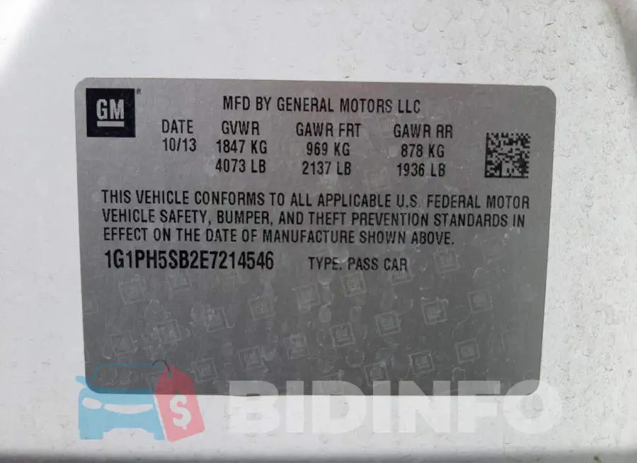 1G1PH5SB2E7214546 Photo# 10