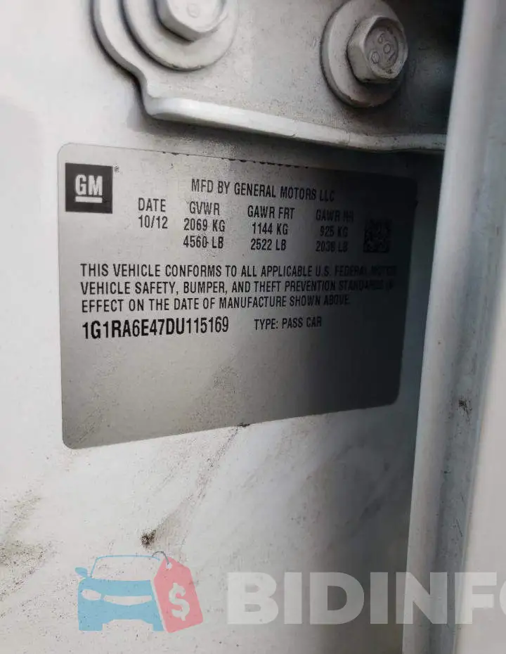 1G1RA6E47DU115169 Photo# 10