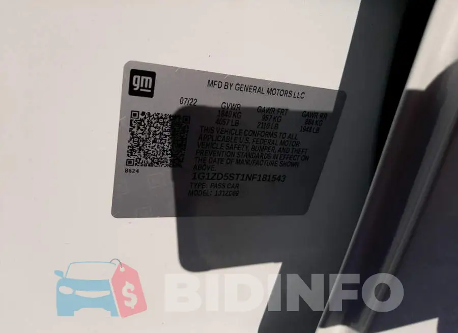1G1ZD5ST1NF181543 Photo# 10