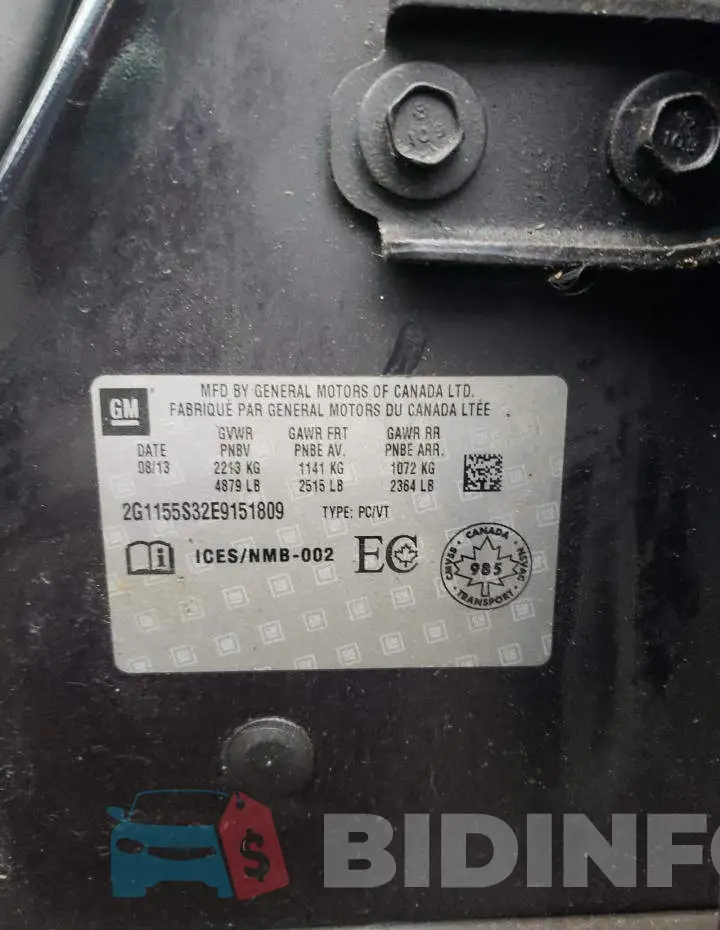 2G1155S32E9151809 Photo# 13