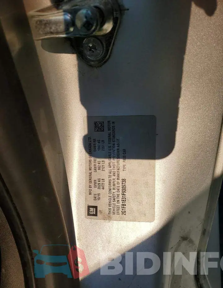 2G1FB1E31F9309738 Photo# 12