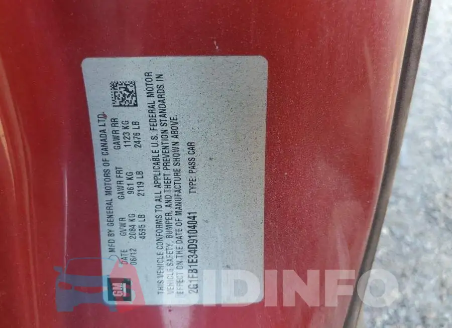 2G1FB1E34D9104041 Photo# 10