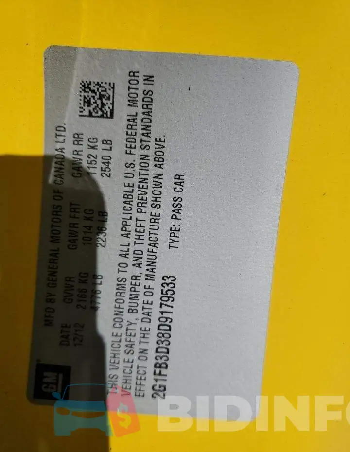 2G1FB3D38D9179533 Photo# 10