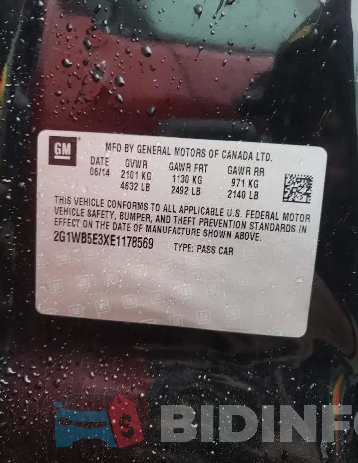 2G1WB5E3XE1178569 Photo# 10
