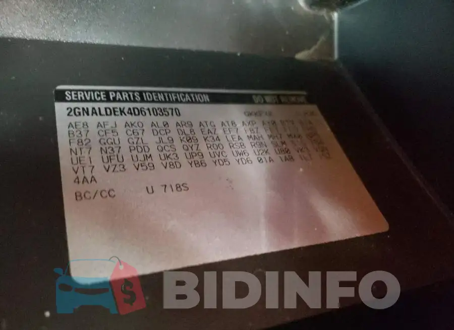 2GNALDEK4D6103570 Photo# 10