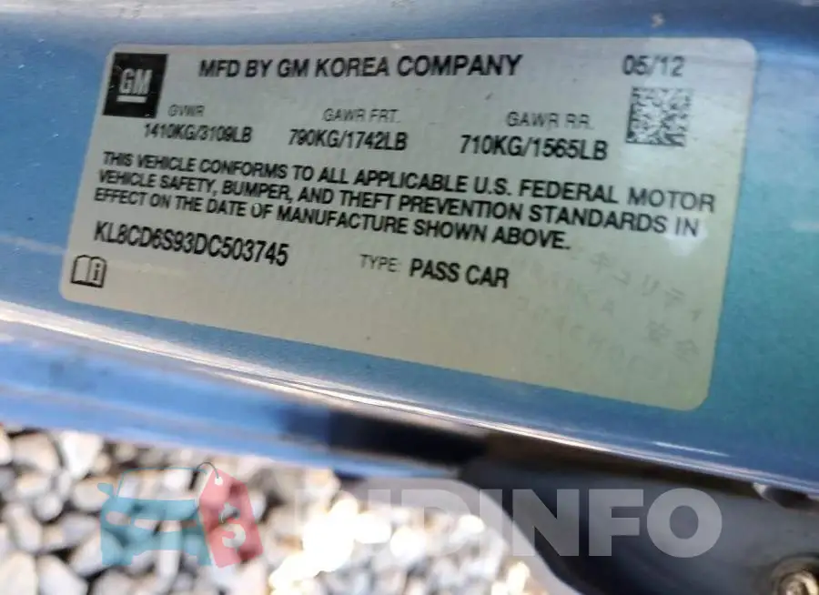 KL8CD6S93DC503745 Photo# 10