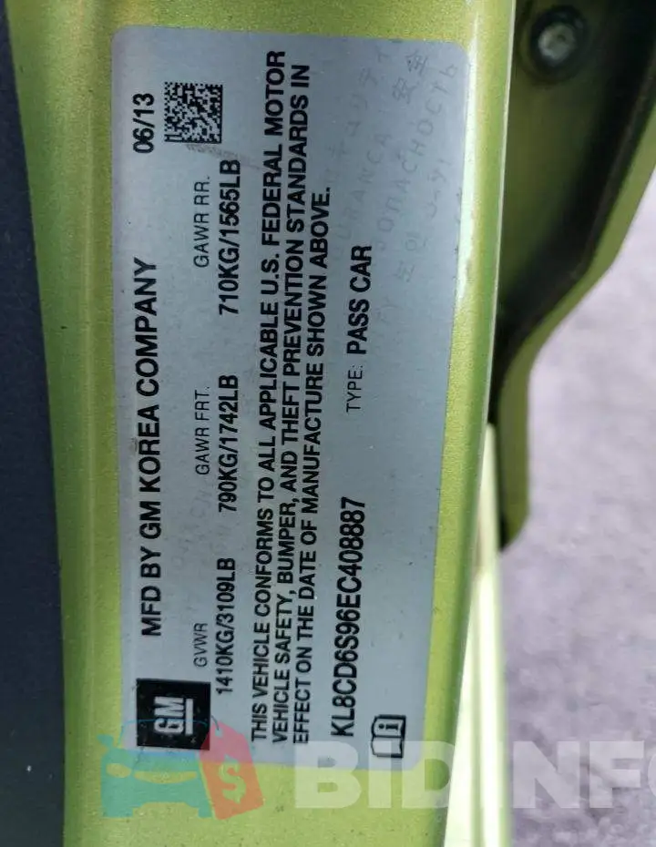 KL8CD6S96EC408887 Photo# 10