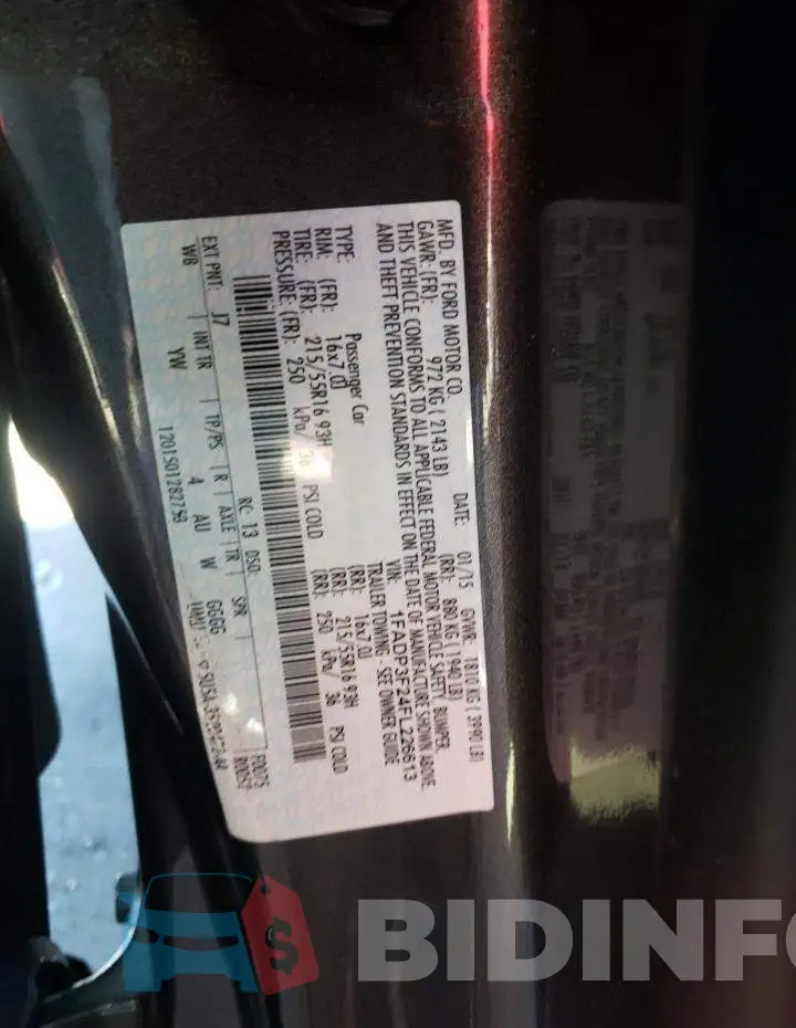 1FADP3F24FL226613 Photo# 10